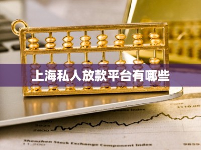 上海私人放款平台有哪些